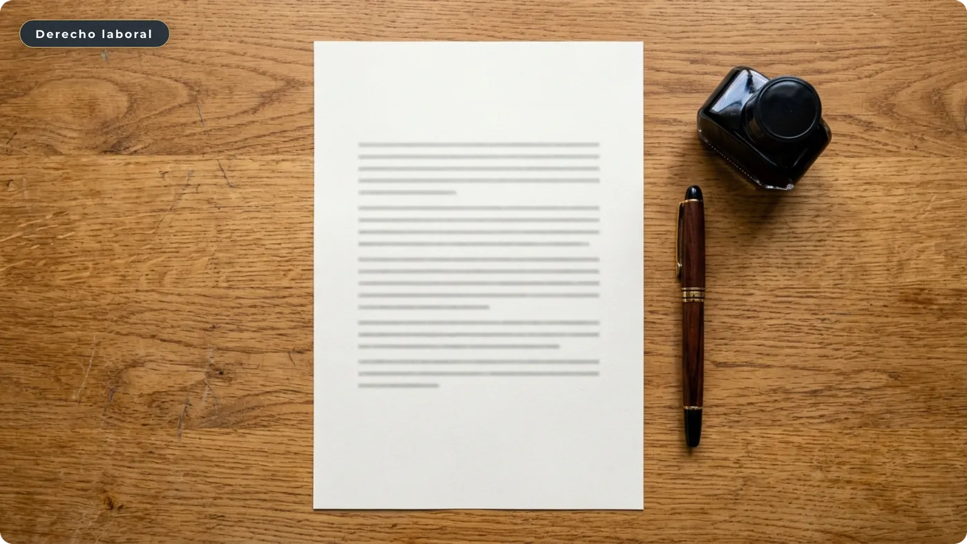 Contenido Precontrato para una empleada de hogar