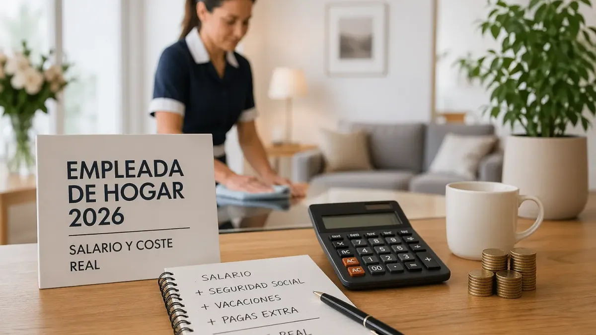 Cuánto Cobra una Empleada de Hogar en España en 2026: Salario Mínimo y Costes Reales