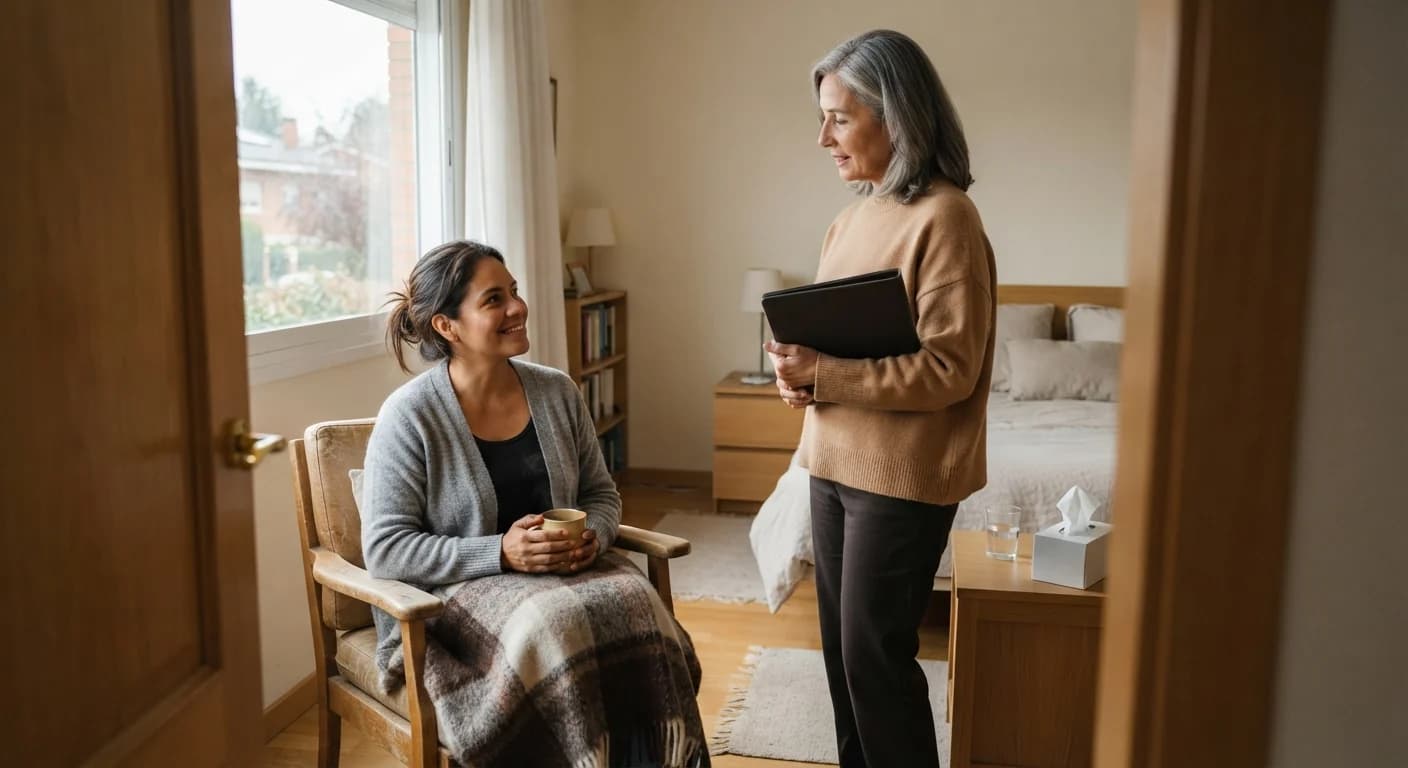 ¿Qué pasa si la empleada de hogar se pone enferma? Quién paga la baja y qué debe hacer