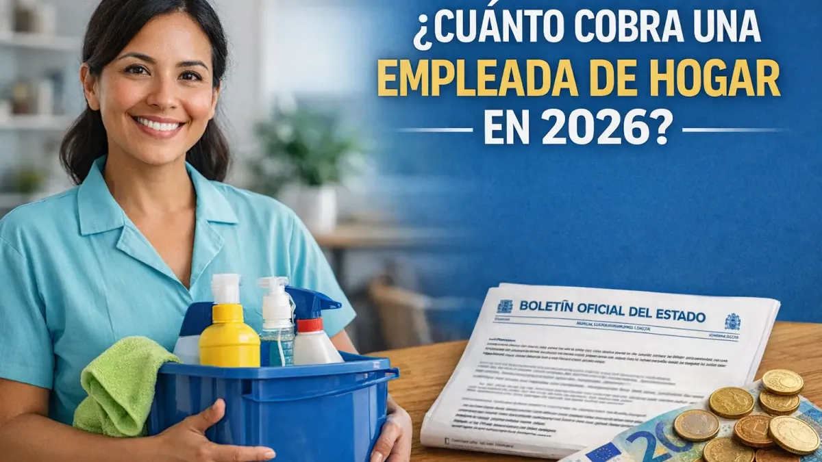 ¿Cuánto cobra una empleada de hogar en 2026? Salario actualizado tras la subida del SMI
