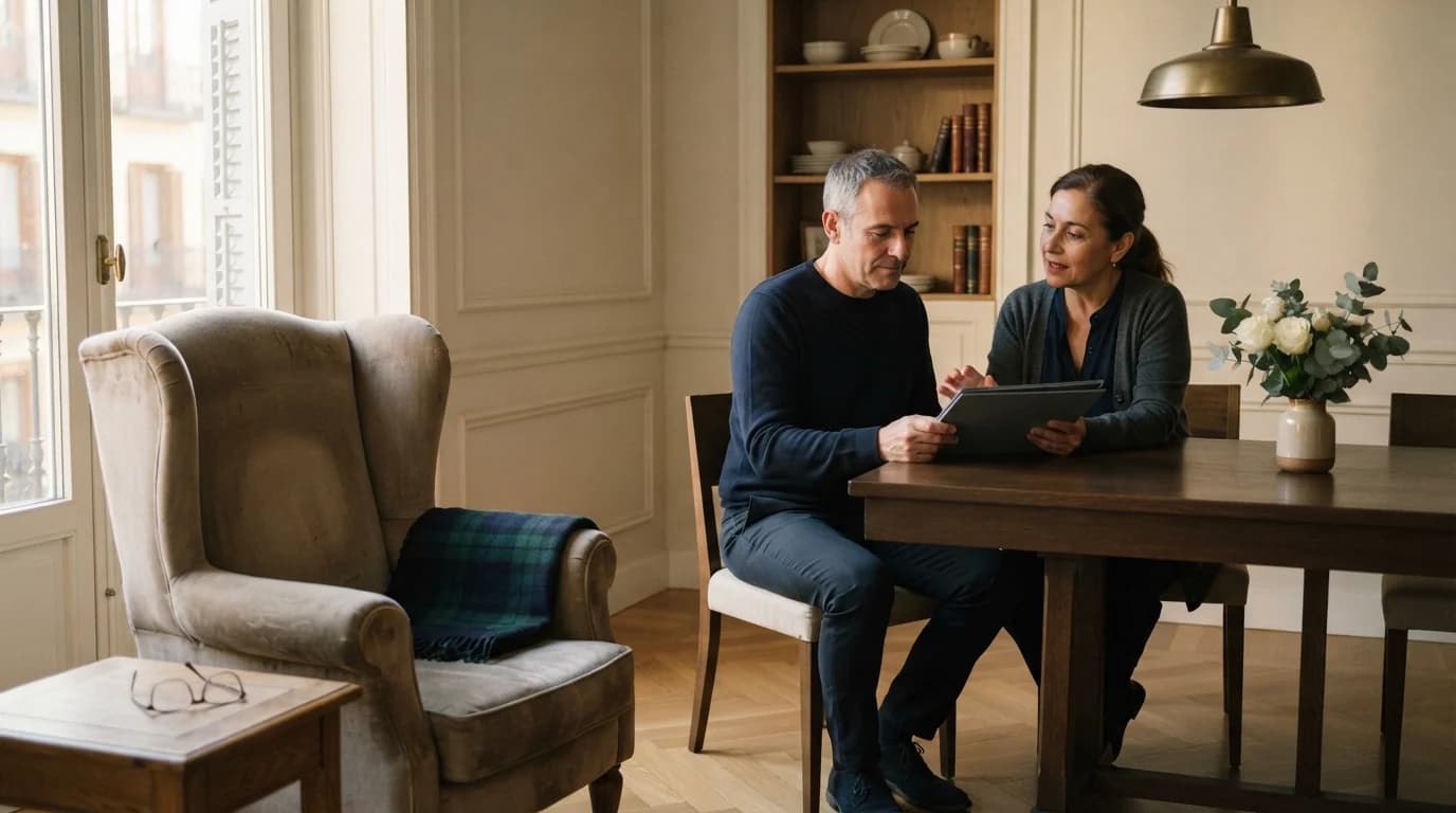 Finiquito de la empleada de hogar por fallecimiento del empleador: 1 mes de salario y trámites de los herederos