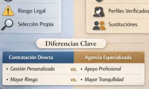Contratar empleada de hogar: agencia o contratación directa