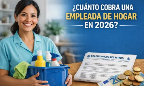 ¿Cuánto cobra una empleada de hogar en 2026?