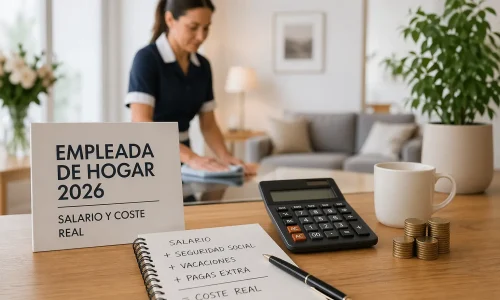 cuánto cobra una empleada de hogar España 2026